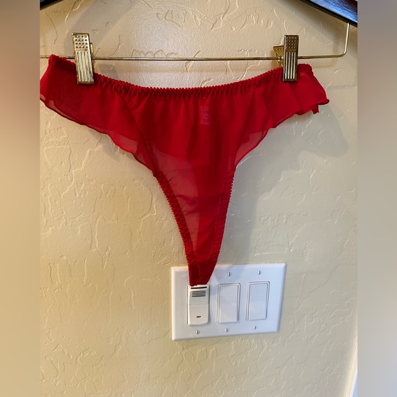 Victoria’s Secret Red Chemise Gown Panty Set - Picture 7 of 10